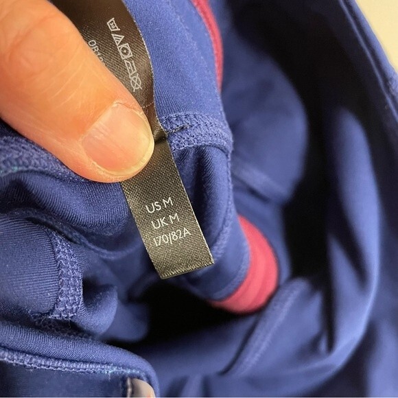 Free People Leggings Movement Side Stripe Exercise Active Royal Blue Size Medium - Picture 6 of 9